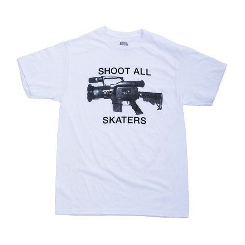 The Berrics Shoot All Skaters T-Shirt - White