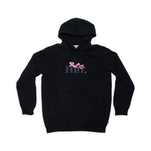 HUF X Pink Panther Overdyed Hoodie - Black