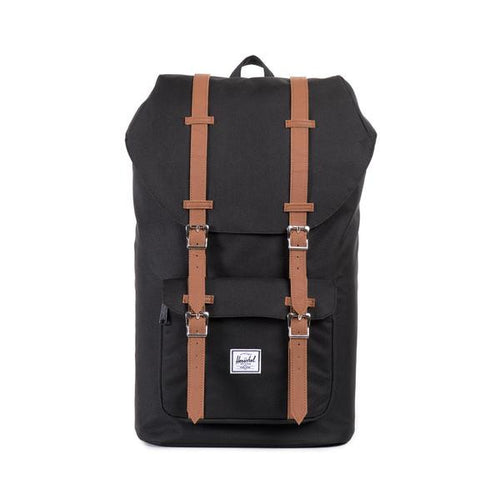 Herschel Little America Backpack Black/Tan Synthetic Leather