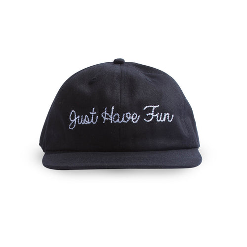 Single-Stitch Strapback in Black from JHF.