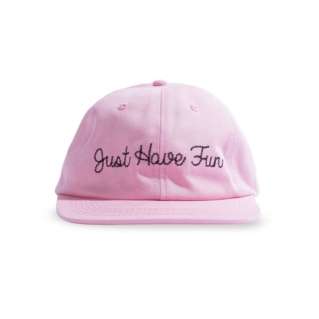 Single-Stitch Strapback in Pink from JHF.