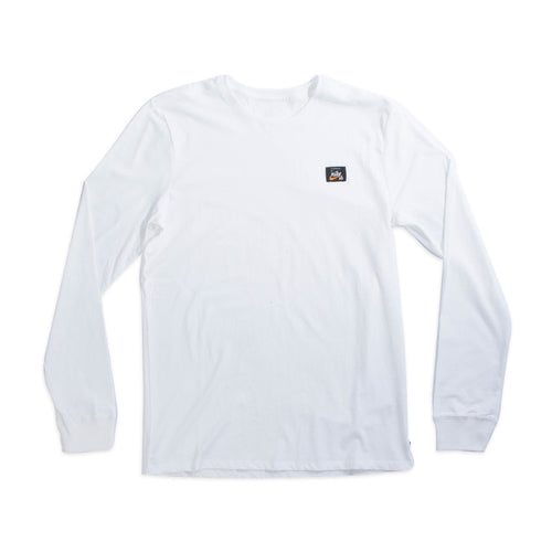 NIKE SB X NUMBERS LONG SLEEVE SHIRT - WHT