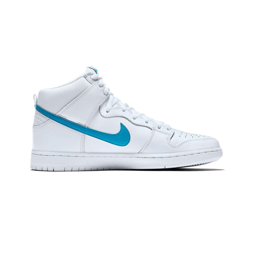 Nike SB Dunk High Pro 'Mulder' - White/White/White/Orion Blue